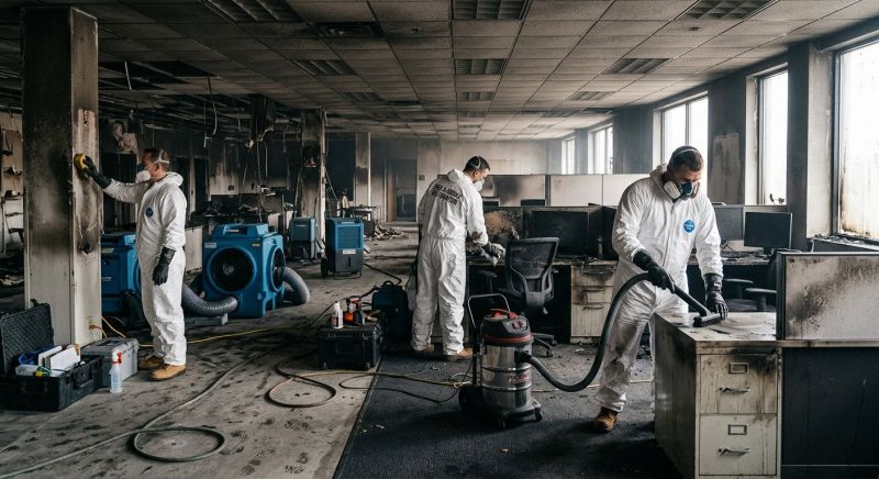 Commercial Fire Restoration in Sonoma County, CA